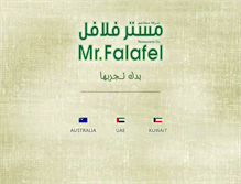 Tablet Screenshot of mrfalafel.com